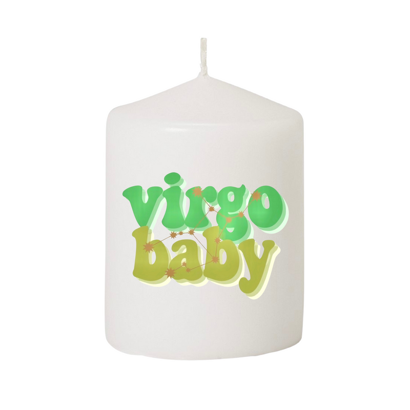 Virgo Baby Candle