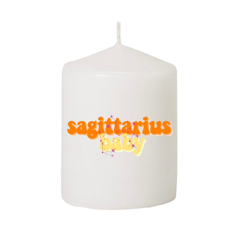 Sagittarius Baby Candle
