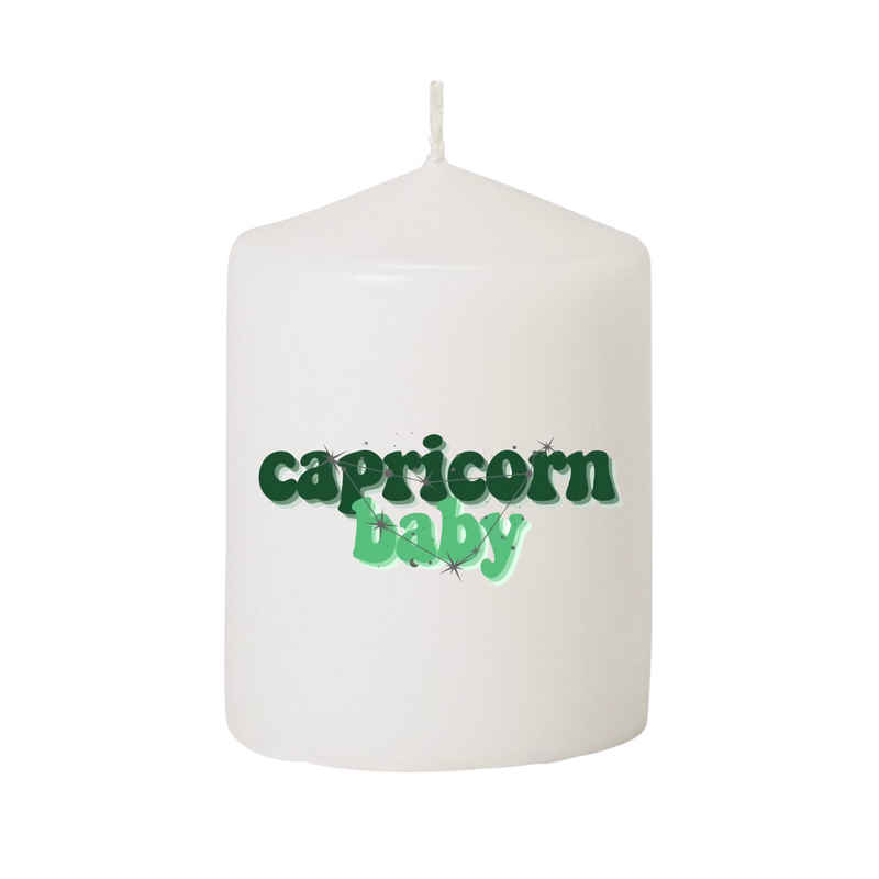Capricorn Baby Candle