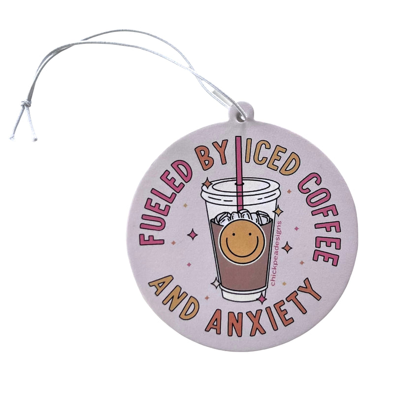 Iced Coffee & Anxiety Air Freshener
