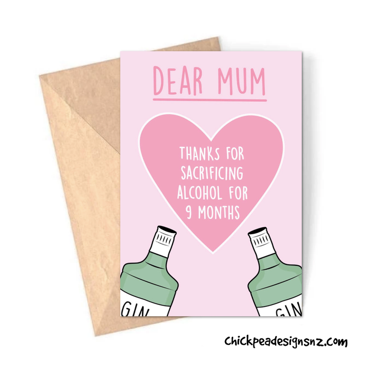 Dear Mum Card