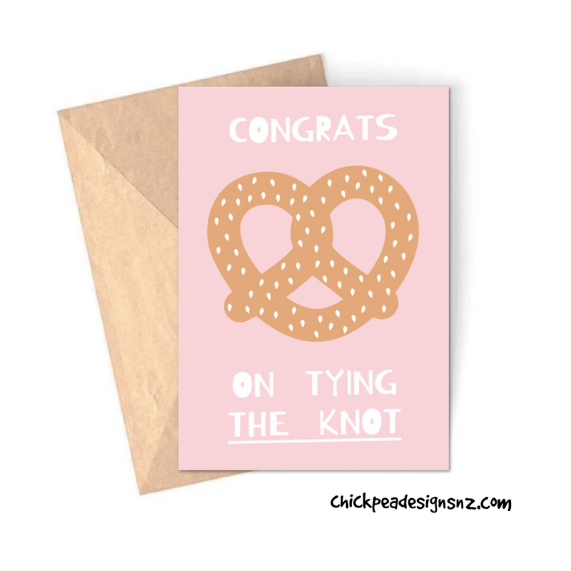 Congrats on tying the knot Card